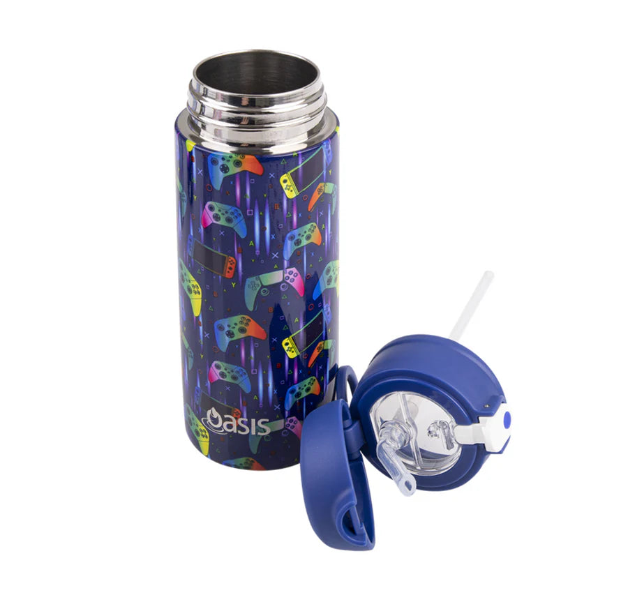Oasis insulated drink bottle with sipper 550ml