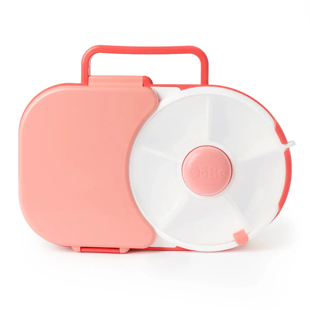 2 in 1 GöBe Lunchbox with snack spinner- available in 4 colors