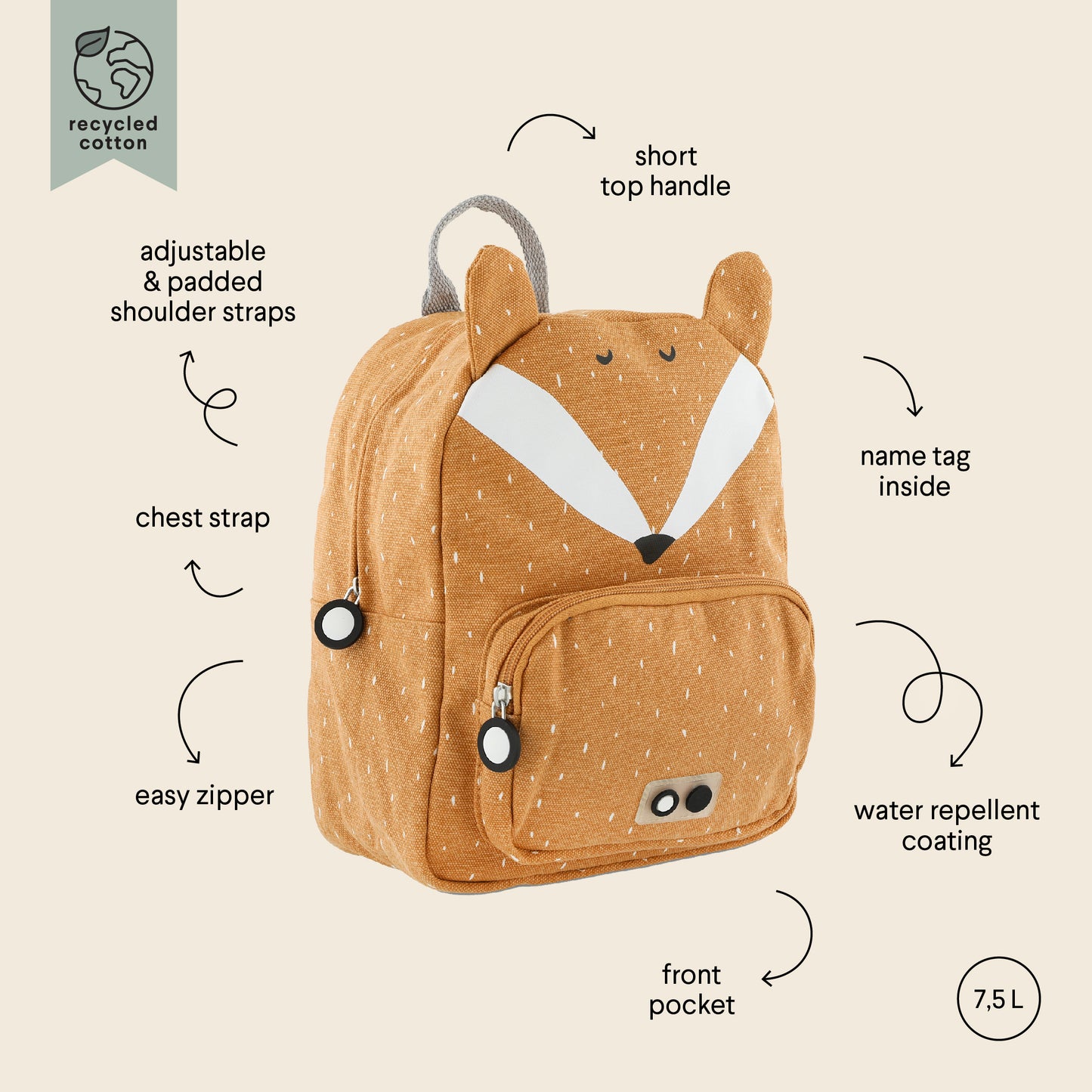 Trixie Backpack - Mr. Fox