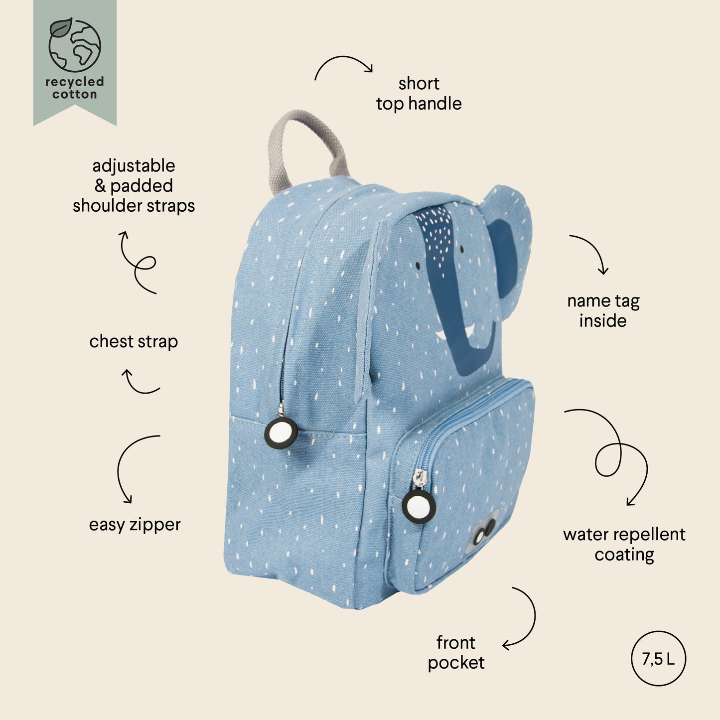 Trixie Backpack - Mrs Elephant