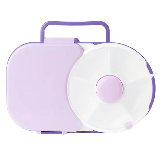 2 in 1 GöBe Lunchbox with snack spinner- available in 4 colors