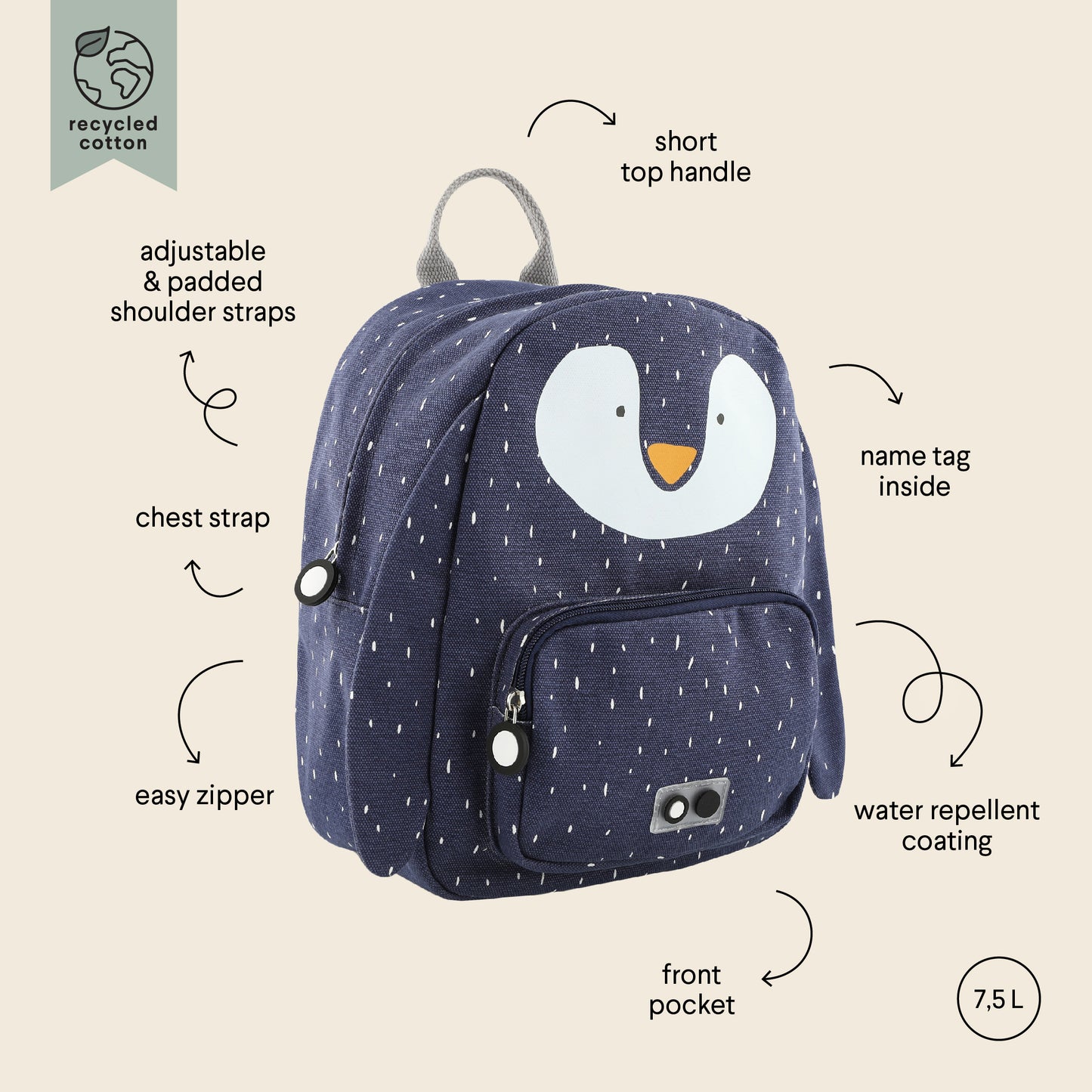 Trixie Backpack - Mr. Penguin