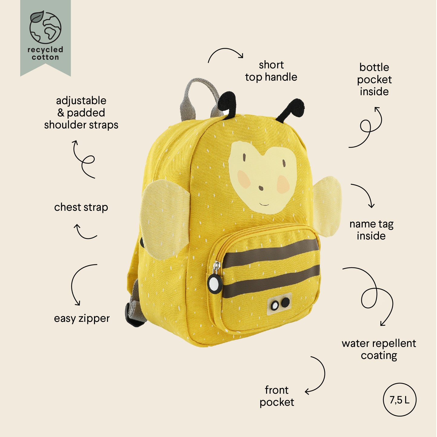 Trixie Backpack - Mrs Bumblebee